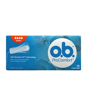 O.B. Tampon 16'lı Süper o.b., Procomfort, Tampon, tampon satın al, tampon fiyatları, hijyenik tampon