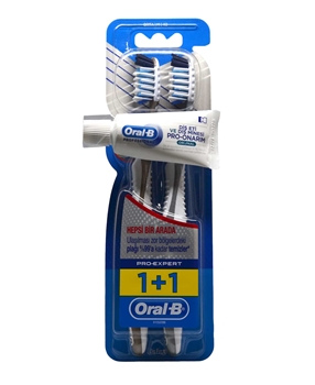 Oral B Toothbrush 1 + 1 Proexpert All In One Medium + Toothpaste 15 ml Pro-Repair Gift oral b, oralb, diş fırçası, oral b diş fırçası, oral b pro expoert, oral b proexpert, orta sertlikte diş fırçası, diş fırçası nasıl olmalı, diş fırçası ne kadar sert olmalı, oral b proexpert all in one medium satın al, oral b proexpert all in one medium fiyat, diş macunu, oral b diş macunu fiyatları, oral b diş macunu satın al, oral b onarım diş macunu, toptan diş macunu satın al, beyazlatıcı diş macunu