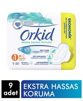 Orkid Extra Hassas Tekli 1 Beden 9’lu *24 Picture of Orkid Extra Hassas Tekli 1 Beden 9’lu *24