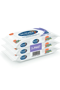 ActiveX Antibakteriyel Islak Cep Mendil 15 Adet X 3'lü Paket activex, ıslak mendil, antibakteriyel ıslak mendil, ıslak cep mendil, dezenfentan mendil, ıslak mendil satın al