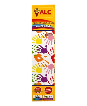 ALC Pamak Boya 6 Renk alc, parmak boya, boyama, boya seti, okul alışverişi, kırtasiye ürünleri