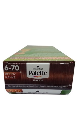 Picture of P-Palette Bronz Kahve 6-70 Tüp Krem Saç Boyası 50 ml