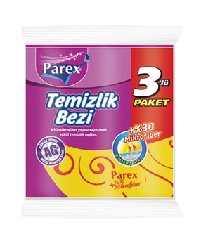 Parex Temizlik Bezi 3'lü Paket Picture of Parex Temizlik Bezi 3'lü Paket