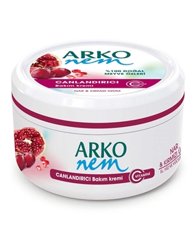 Arko Nem Canlandırıcı Bakım Kremi 300 ml Nar ve Kırmızı Üzüm arko, arko krem, arko nem, nemlendirici krem, bakım kremi, el kremi, yüz kremi, arko el kremi, arko nem el kremi satın al, arko nem krem fiyatları