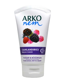Arko Nem Canlandırıcı Bakım Kremi 75 ml Yoğurt ve Böğürtlen arko, arko krem, arko nem, nemlendirici krem, bakım kremi, el kremi, yüz kremi, arko el kremi, arko nem el kremi satın al, arko nem krem fiyatları