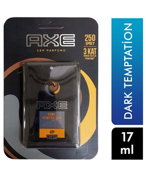 Axe Pocket Perfume 17 ml Dark Temptation axe, cep parfümü, parfüm, erkek parfümü, parfüm fiyatları, parfüm çeşitleri, erkek kokuları, parfüm satın al, toptan erkek parfümü
