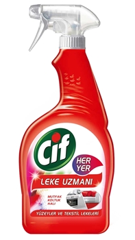 P-Cif Leke Uzmanı Her Yer Sprey Temizleyici 1000 ml cif, cif yüzey temizleyici, cif her yer, yüzey temizleyici, koltuk temizleyici, halı temizleyici, sprey temizleyici
