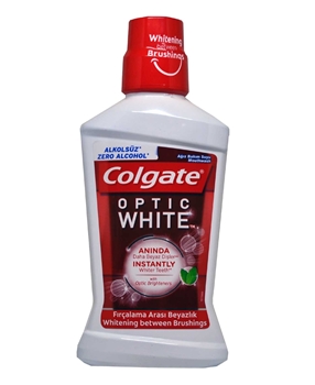 Colgate Ağız Bakım Suyu 500 ml Optik Beyaz ağız bakım suyu, colgate, colgate optik beyaz, colgate ağız bakım suyu