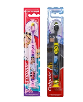 Colgate Diş Fırçası Çocuk 6+ Yaş Barbie-Batman colgate, colgate çocuk diş fırçası, çocuk diş fırçası, diş fırçası, barbie diş fırçası, batman diş fırçası