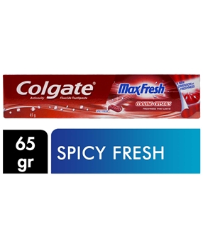 Colgate Diş Macunu Max Fresh 65 g Spicy Fresh colgate, diş macunu, beyazlatıcı diş macunu, ferahlatıcı diş macunu, diş macunu fiyatları, ağız ve diş sağlığı, diş bakım ürünleri, diş macunu satın al, toptan diş macunu, toptan colgate
