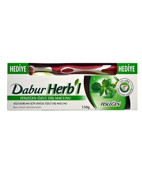 Dabur Herbal Diş Macunu 150 Ml Fesleğen Özlü + Diş Fırçası Hediyeli dabur, dabur herbal, diş macunu, diş macunu çeşitleri, diş macunu satın al, ağız bakım ürünleri, diş macunları, toptan diş macunu, diş macunu fiyatları