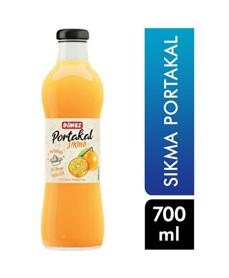 Picture of P-Dimes Sıkma Meyve Suyu 700 ml Portakal Cam Şişe