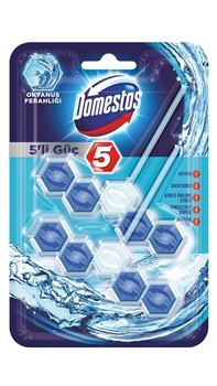 Domestos Toilet Block Double Pack 110 gr 5 Power Ocean Freshness koku, domestos, tuvalet bloğu, tuvalet blogu, klozet kokusu, banyo kokusu, tuvalet kokusu giderici