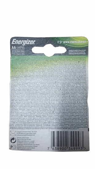 Picture of P-Energizer AA Extreme 4'lü Kart 2300 mAH Şarj Edilebilir Kalem Pil