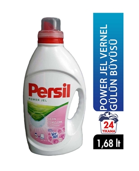 Persil Liquid Laundry Detergent 1.68 Lt Power Gel Vernel The Magic of Rose - 24 Wash Picture of Persil Liquid Laundry Detergent 1.68 Lt Power Gel Vernel The Magic of Rose - 24 Wash