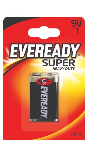 Picture of Eveready 9V Super Tekli Kart 9 Volt Pil