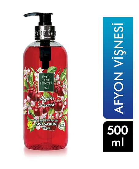Picture of P-Eyüp Sabri Tuncer Afyon Vişnesi Sıvı Sabun 500 ml Pet Şişe