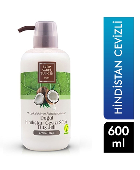 Picture of P-Eyüp Sabri Tuncer Duş Jeli 600 ml Hindistan Cevizli ve Sütlü Pet Şişe