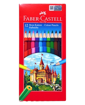 Faber-Castell 12 Renkli Boya Kalemi Seti faber-castell, faber castell, faber castel, faber kastel, boya kalemi, renkli kalem, renkli kurşun kalem, kurşun boya kalemi, boya kalemi seti, renkli kurşun kalemler, renkli kalem fiyatları, boya kalemi fiyatları, boya kalemi satın al, renkli kurşun kalem satın al, kırtasiye ürünleri, okul ürünleri, okul alışverişi
