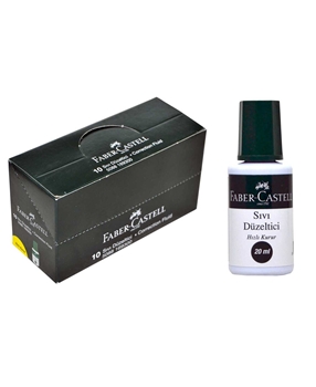 Faber-Castell Sıvı Düzeltici Daksil 10'lu Kutu faber-castell, faber castell, faber castel, faber kastel, daksil, sıvı daksil, sıvı düzeltici, tükenmez kalem silici, yazı silici, sıvı yazı düzeltici, faber castell daksil, daksil fiyatları, daksil satın al, sıvı düzeltici fiyatları, sıvı düzeltici satın al