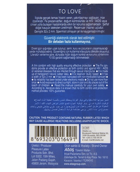 Picture of Fe Prezervatif 12'li Aşk İçin İnce