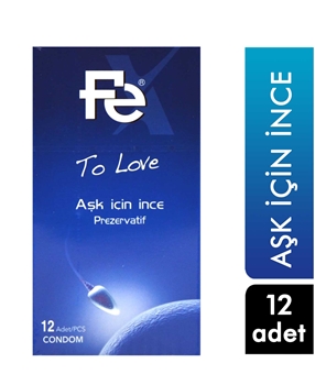 Fe Prezervatif 12'li Aşk İçin İnce Picture of Fe Prezervatif 12'li Aşk İçin İnce
