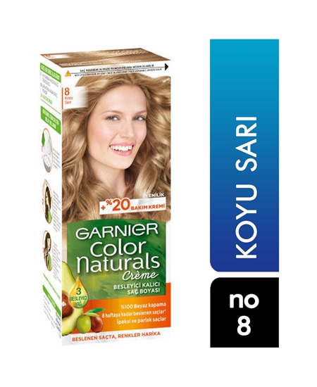 Picture of GARNIER COLOR NATURAL HAIR DYE 8