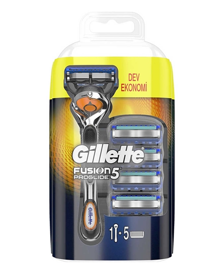 Picture of Gillette Fusion Proglide Flexball Razor + 5 Refill Razor Blade