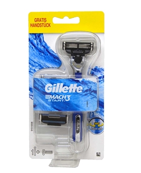 Gillette Mach3 Start Razor + 5 Refill Razor Blade gillette, gillette mach3, mach3, gillette mach 3, mach 3, tıraş bıçağı, tıraş makinesi, yedek tıraş bıçağı, gillette tıraş bıçağı, gillette tıraş makinesi