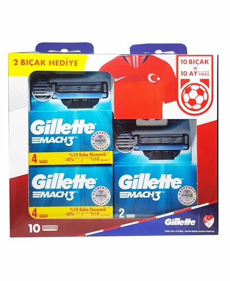 Picture of GILLETTE MACH 3 BLADE 10'S