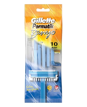 Gillette Permatik Bath Razor 10 New Pack( OUTLET) gillette, permatik banyo, banyo tıraş bıçağı, permatik banyo tıraş bıçağı, jilet, permatik banyo jilet, permatik banyo satın al, permatik banyo fiyat