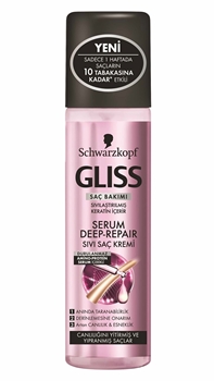 Gliss Liquid Conditioner 200 ml Serum Deep Repair gliss, gliss saç kremi, saç kremi, kuru saçlar için saç kremi, saç bakım kremi, gliss serum deep repair, gılis, glis, gliss saç kremi satın al, gliss saç kremi fiyat, gliss saç kremi 200 ml