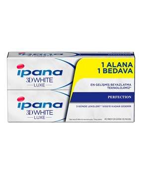 İpana Toothpaste 3D White Lux 75 ml x 2-Pack ipana, ipana beyazlatıcı diş macunu, beyazlatıcı diş macunu, diş macunu, ipana diş macunu, ipana 3d luxe glamorous shine