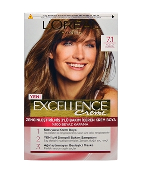 Loreal Excellence Set Saç Boyası Küllü Kumral No: 7.1 Picture of Loreal Excellence Set Saç Boyası Küllü Kumral No: 7.1