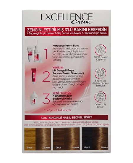 Picture of Loreal Excellence Set Saç Boyası Küllü Kumral No: 7.1