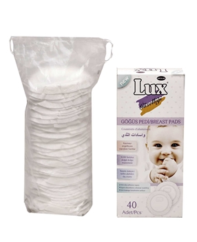 Lux Göğüs Pedi 40'lı lux, lux göğüs pedi, göğüs pedi, göğüs pamuğu, emzirme pedi, lux göğüs pedi fiyat, lux göğüs pedi satın al