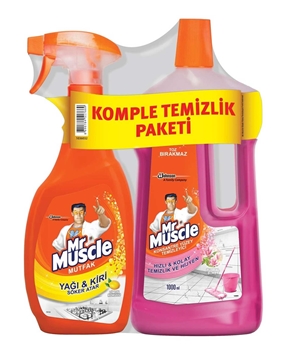 Mr. Muscle Mutfak Temizleyici Limon 750 ml + Floral Buket Yüzey Temizleyici 1 lt Hediyeli mr muscle, mister masıl, mr mucsle, mr muscle mutfak, mutfak temizleyici, yüzey temizleyici, yer temizleyici, yağ çözücü, kir çözücü, mr muscle fiyat, mr muscle satın al
