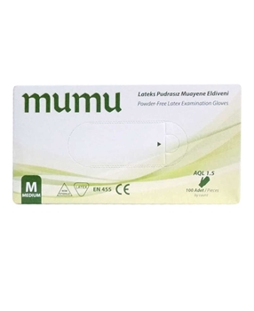 Mumu Pudrasız Lateks Eldiven M Orta Boy 100'lü Kutu mumu, eldiven, beyaz eldiven, lastik eldiven, laboratuvar eldiveni, muayene eldiveni, ameliyat eldiveni, lateks eldiven, mumu orta boy lateks eldiven satın al, mumu orta boy lateks eldiven fiyat