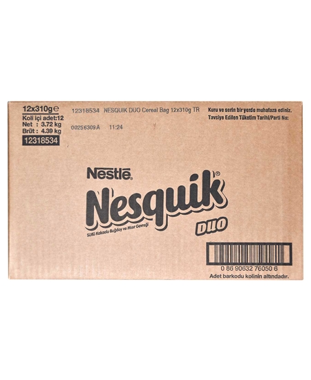 Picture of Nesquik Wheat and Corn Flakes 310 gr Milky Cocoa Duo