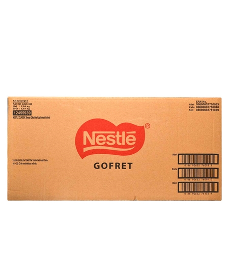 	nestle, gofret, çikolatalı gofret, nestle klasik gofret, nestle gofret fiyatı, nestle gofret satın al, beyaz çikolata, beyaz çikolatalı gofret, sütlü gofret, toptan satış, toptan gıda, gıda toptancısı, bakkal toptancısı, nestle beyaz, 30lu nestle gofret
