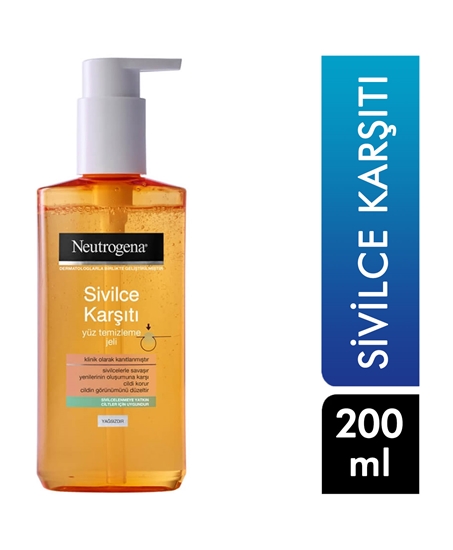 Picture of Neutrogena Yüz Temizleme Jeli 200 ml Sivilce Karşıtı