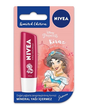 Nivea Lip Care Cream 5.5 ml Disney Princess Jasmine Cherry nivea, dudak koruyucu, kirazlı dudak koruyucu, meyveli dudak koruyucu, nemlendirici dudak koruyucu, dudak kremi, dudak parlatıcısı, kirazlı parlatıcı, kirazlı dudak parlatıcısı, disney dudak koruyucu, disney dudak kremi, jasmine dudak kremi, jasmine dudak koruyucu