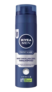 Nivea Men Shaving Foam 200 ml Protect&Care for Hard Beard nivea, nivea men, nivea tıraş köpüğü, tıraş köpüğü, sert sakallar için tıraş köpüğü, yumuşatıcı tıraş köpüğü, kayganlaştırıcı tıraş köpüğü, tıraş köpüğü fiyatları, nivea men tıraş köpüğü satın al, nivea men tıraş köpüğü fiyat