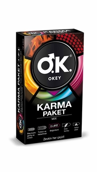 Okey Karma Prezervatif 10'lu okey, okay, prezervatif, kondom, okey karma, karma prezervatif, karma kondom, prezervatif satın al, kondom satın al, prezervatif fiyatları, kondom fiyatları