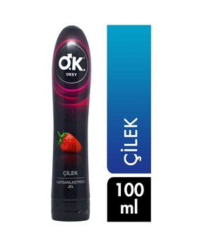 Okey Kayganlaştırıcı ve Masaj Jeli 100 ml Çilek okey, masaj jeli, kayganlaştırıcı jel, okey masaj jeli, anal jel, oral jel, kayganlaştırıcı masaj jeli, okey fiyatları, okey çeşitleri, okey satın al