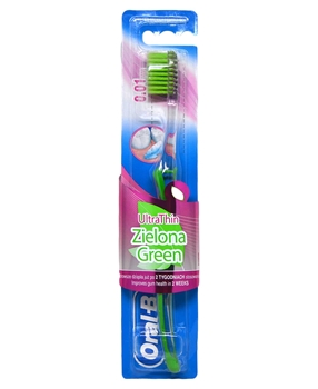 Oral B Diş Fırçası Ultrathin Zielona Green oral b, oralb, oral b diş fırçası, diş fırçası, ince diş fırçası, yumuşak diş fırçası, oral b ultrathin zielona green fiyat, oral b ultrathin zielona green satın al