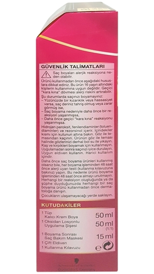 Picture of P-Palette Deluxe Altın Parıltılı Toffee Oleo Gold 7-65 Tüp Krem Saç Boyası 50 ml