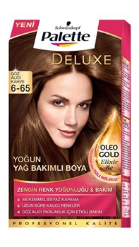P-Palette Deluxe Göz Alıcı Kahve Oleo Gold 6-65 Tüp Krem Saç Boyası 50 ml Picture of P-Palette Deluxe Göz Alıcı Kahve Oleo Gold 6-65 Tüp Krem Saç Boyası 50 ml