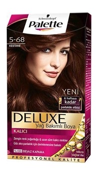 P-Palette Deluxe Kestane 5-68 Tüp Krem Saç Boyası 50 ml Picture of P-Palette Deluxe Kestane 5-68 Tüp Krem Saç Boyası 50 ml