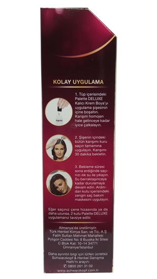 Picture of P-Palette Deluxe Küllü Sarı 9-1 Tüp Krem Saç Boyası 50 ml